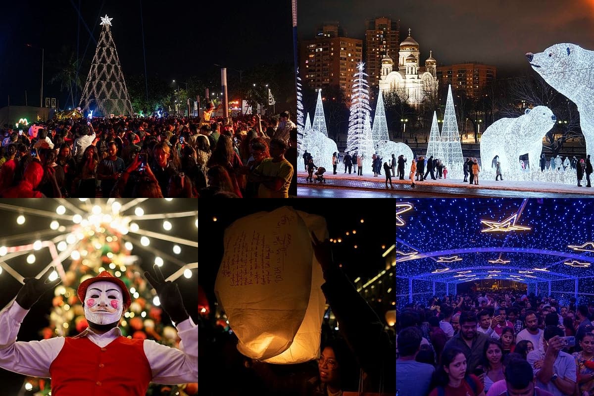 Tis’ the season to be jolly! Take a look at how India and rest of the world prepped for Christmas 2023 – See Pictures