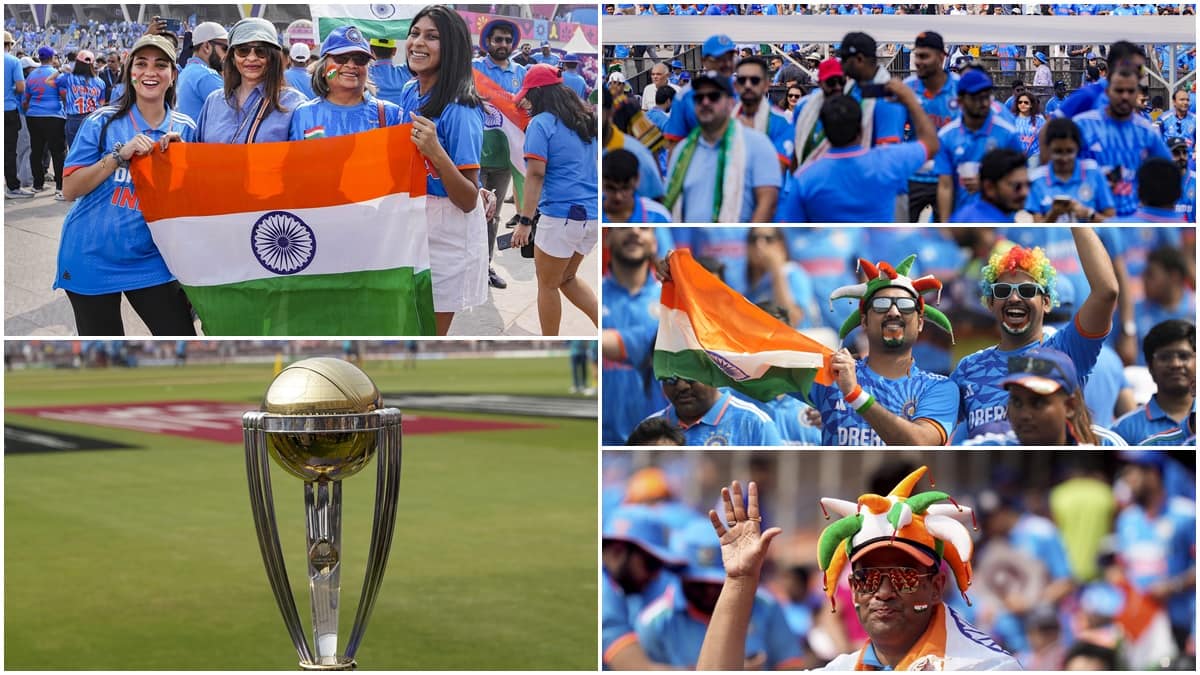 ICC World Cup 2023 Final: Narendra Modi Stadium electrified as India faces Australia – See pics