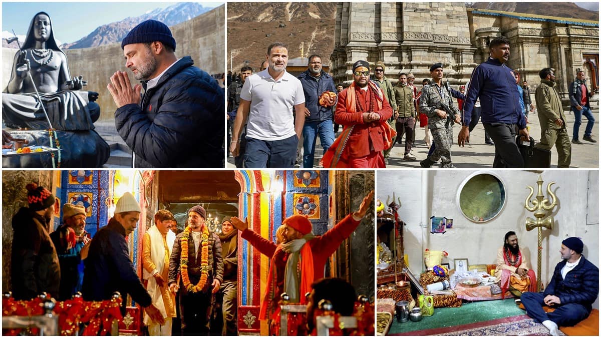 Rahul Gandhi’s spiritual journey! Take a look at PHOTOS of Congress leader’s Kedarnath visit