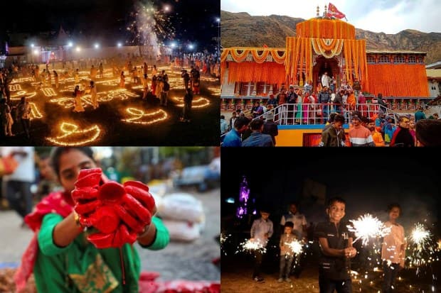 Diwali 2023: Festival of lights comes knocking! India shines with colours and lights to celebrate – See Pictures